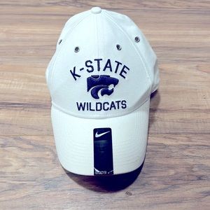 White K-State Nike ball cap